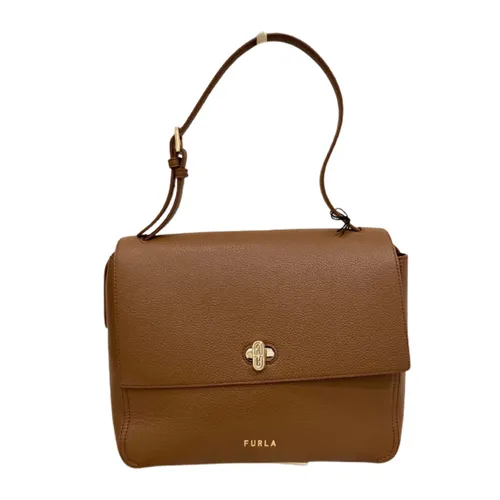 Furla Túi tote - Túi Xách Furla Danae Tote Moonstone Màu Nâu - Vua Hàng Hiệu