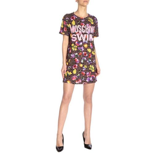 Váy Nữ Moschino Swim Women's Floral Logo Print Skirt T1909 2115 1102 Màu Hồng Size L-2