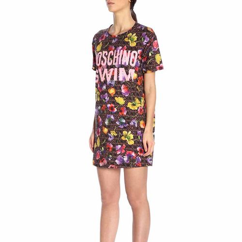 Váy Nữ Moschino Swim Women's Floral Logo Print Skirt T1909 2115 1102 Màu Hồng Size L-3