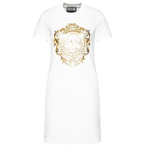 Váy Versace Jeans Couture Robe De Jour Blanc Regular Fit D2HWA4FA-WDP9390 Màu Trắng-1