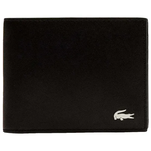 Ví Lacoste Men's Black Fitzgerald Leather Billfold with ID Card Holder NH1407FG Màu Đen