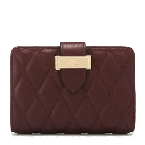 Ví Lyn Jackie Q Short Wallets LL21FWS056 Màu Đỏ Mận