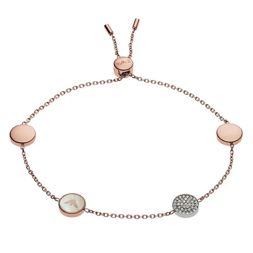 Trang sức - Vòng Đeo Tay Emporio Armani Ladies Rose Gold Tone Màu Vàng Hồng - Vua Hàng Hiệu