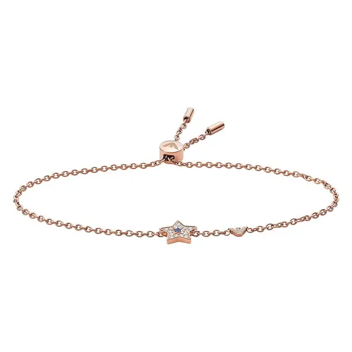 Trang sức - Vòng Đeo Tay Emporio Armani Rose Gold Tone Stainless Steel Chain Bracelet Màu Vàng Hồng - Vua Hàng Hiệu
