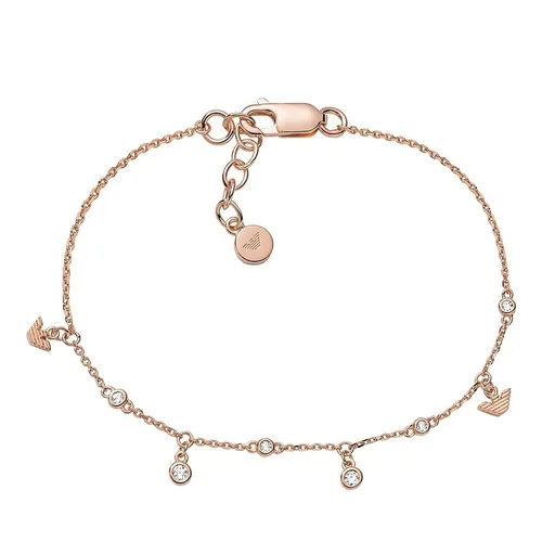 Trang sức - Vòng Đeo Tay Emporio Armani Rose Gold Tone Sterling Silver Bracelet Màu Vàng Hồng - Vua Hàng Hiệu
