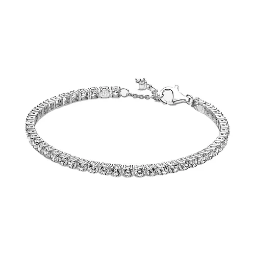 Vòng Đeo Tay Pandora Sparkling Tennis Bracelet Màu Bạc Size 18 - Trang sức - Vua Hàng Hiệu