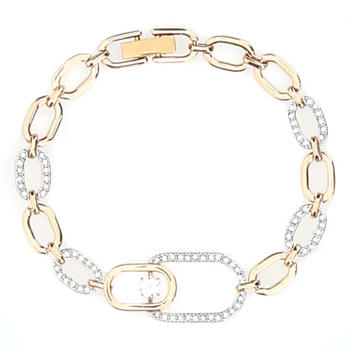 Vòng Đeo Tay Swarovski Sparkling Dance North Bracelet Màu Vàng