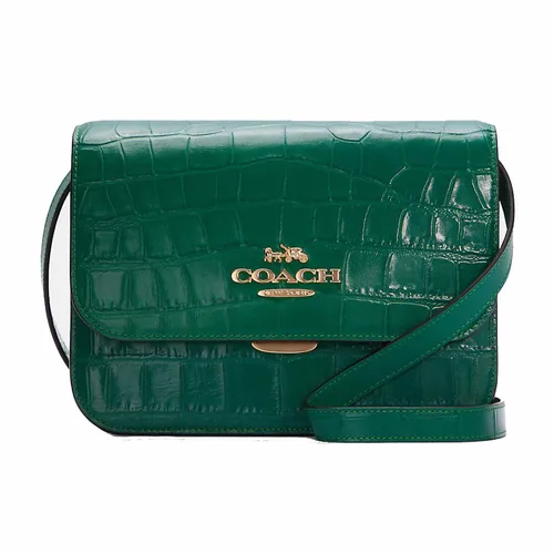 Coach - Túi Đeo Chéo Coach Brynn Flap Crossbody Màu Xanh Lá - Vua Hàng Hiệu
