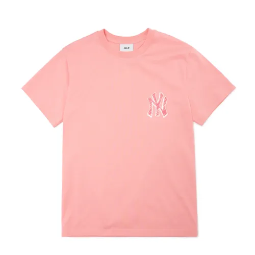 Áo Phông MLB Logo New York Yankees 3ATS03023-50COL Màu Hồng Size S