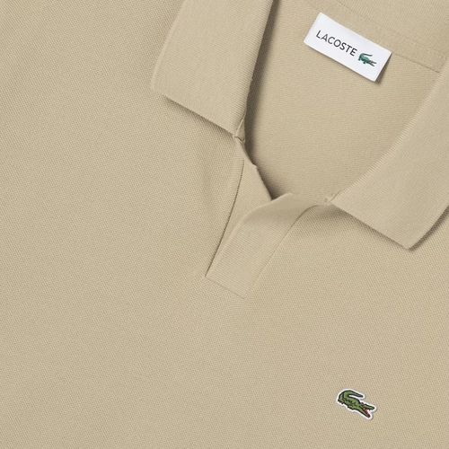 Áo Polo Lacoste Men's Open Collar Short Sleeve Polo PH779E-51N-02S Màu Nâu Nhạt Size M-4