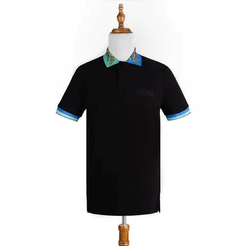 Áo Polo Versace Jeans Couture 72GAGT07 CJ01T 899 Màu Đen Size M