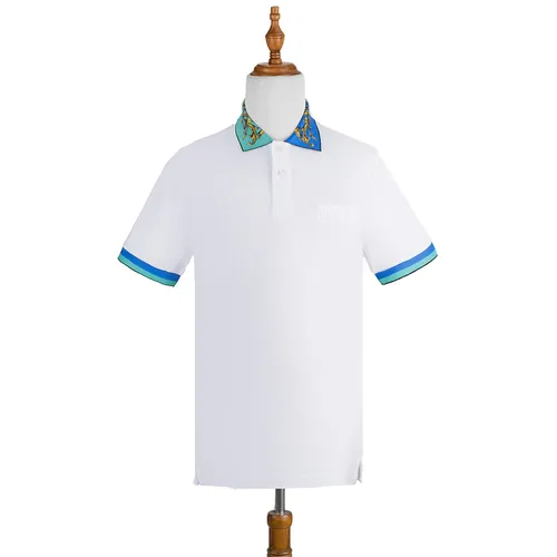 Áo Polo Versace Jeans Couture 72GAGT07 CJ01T Màu Trắng
