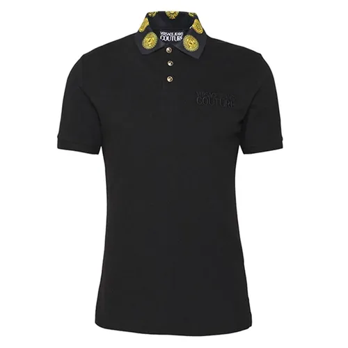 Áo Polo Versace Jeans Couture Noir 72GAGT05 CJ01T 899 Black Màu Đen Size L