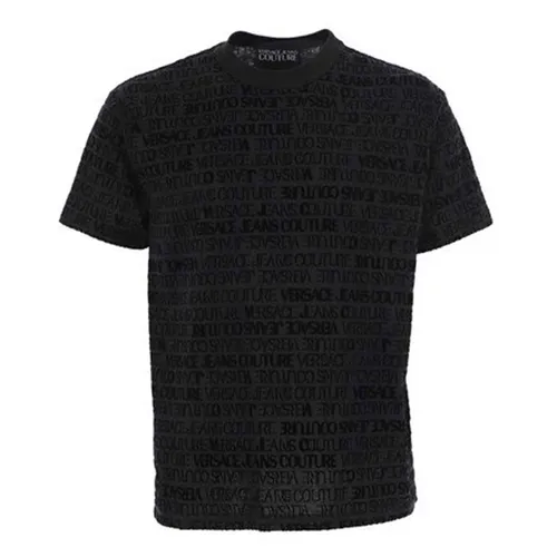 Áo Thun Versace Jeans Couture T-Shirt Versace Logata 73GAH6R1 JS103 899 Màu Đen Size L - Thời trang - Vua Hàng Hiệu
