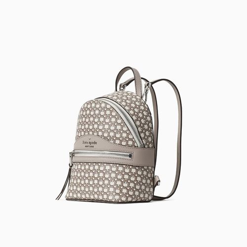 Balo Kate Spade Link Mini Convertible Backpack Màu Nâu Họa Tiết-1