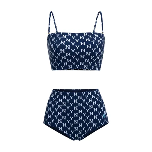 Thời trang Đồ bơi - Bộ Bikini MLB Monogram New York Yankees 3FSW60423-50NYL Màu Xanh Navy - Vua Hàng Hiệu