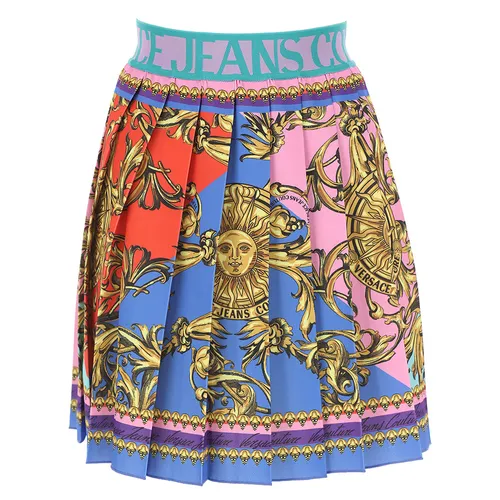 Chân Váy Versace Jeans Couture Gonna Multicolore 72HAE812 NS115 GM4 Phối Màu