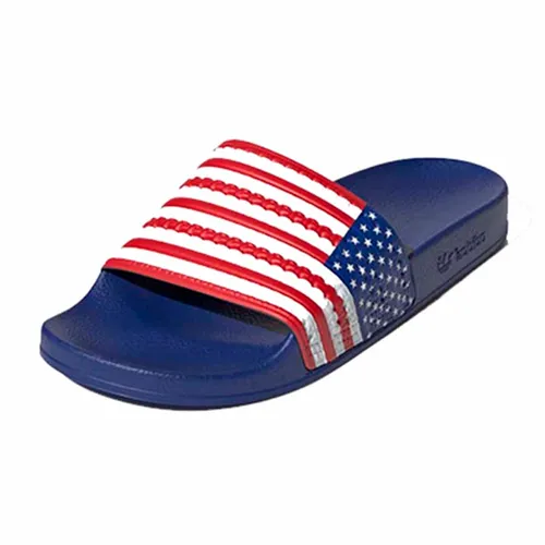 Dép Adidas Adilette Cờ USA Màu Xanh Size 40