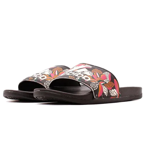 Dép Adidas Adilette Comfort Slides GZ2913 Màu Đen Họa Tiết Hoa Size 38