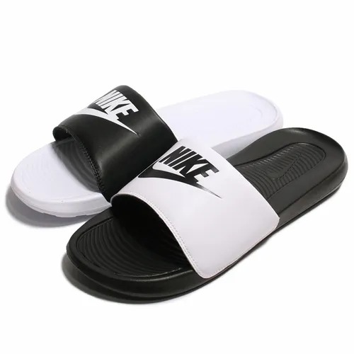 Dép Nike Victori One Slide Mix White Black DD0228-100 Màu Đen Trắng Size 41