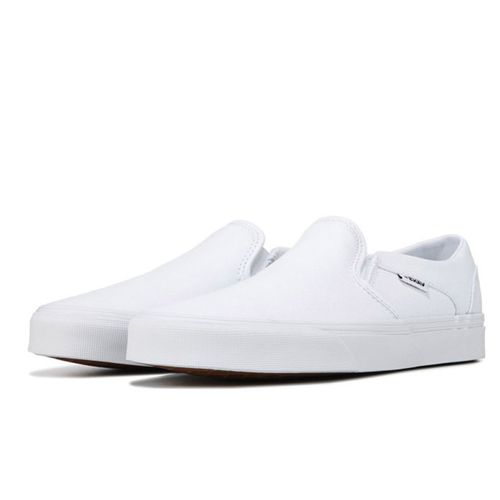 Giày Slip On Vans Asher All White Màu Trắng Size 38.5
