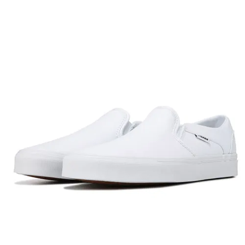 Giày Slip On Vans Asher All White Màu Trắng Size 39