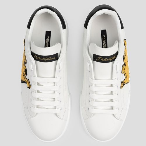Giày Sneakers Dolce & Gabbana Logo Royal CS1538 AH137 Màu Trắng-2