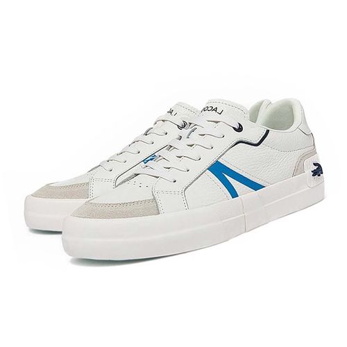 Giày Sneakers Lacoste L004 0722 Xanh Blue Phối Trắng Size 43