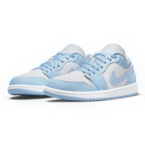 Giày Thể Thao Nike Air Jordan 1 Low University Màu Xanh Blue Size 36