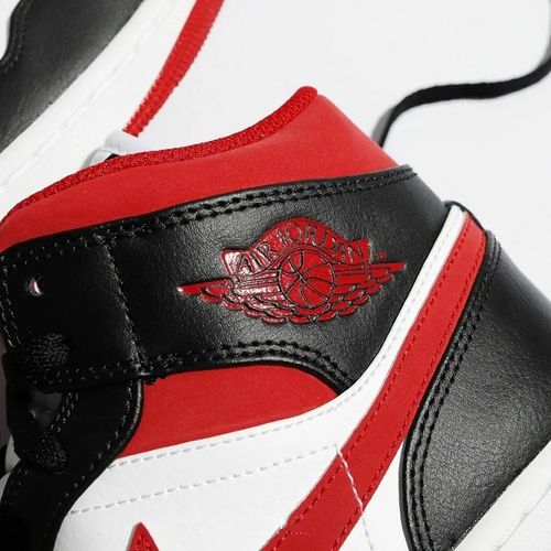 Giày Thể Thao Nike Air Jordan 1 Mid Metallic Red 554724-122 Phối Màu Size 40.5-4