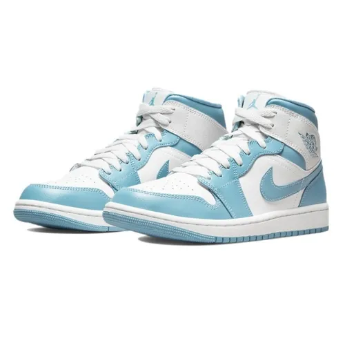 Giày Thể Thao Nike Air Jordan 1 Mid University Blue BQ6472-141 Phối Màu Size 41