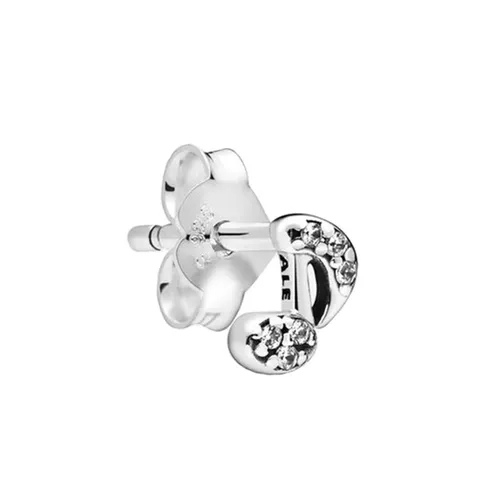 Khuyên Tai Pandora ME Musical Note Earring Single Stud Earring 298366CZ Màu Bạc