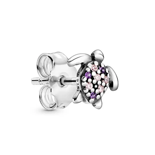 Khuyên Tai Pandora My Sea Turtle Single Stud Earring 299009C01 Màu Bạc
