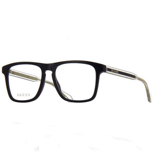 Kính Mắt Cận Gucci Black Plastic Rectangle Eyeglasses GG0560O-001 53mm Màu Đen