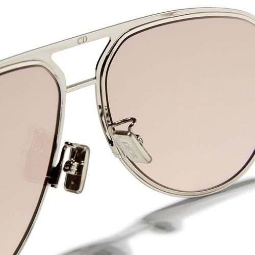 Kính Mát Christian Dior Essential Logo-Monogram Metal Aviator Sunglasses Đổi Màu 60-15-8