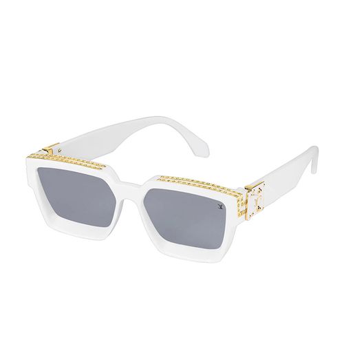 Kính Mát Louis Vuitton 1.1 Millionaires Sunglasses Z1166W Màu Trắng Vàng