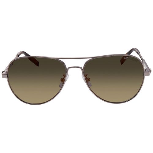 Kính Mát Montblanc Gold Aviator Men's Sunglasses MB0027S-00458 Màu Vàng Gold-3