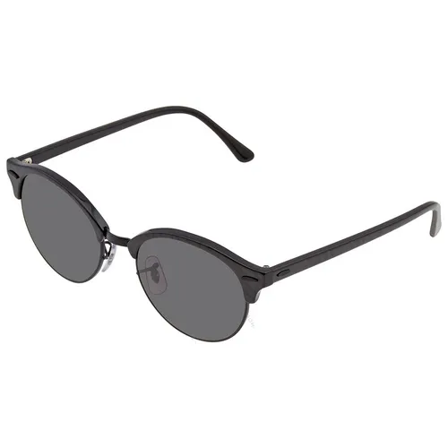 Kính Mát Rayban Clubround Dark Grey Round Unisex Sunglasses RB4246 1305B1 51 Màu Đen Xám