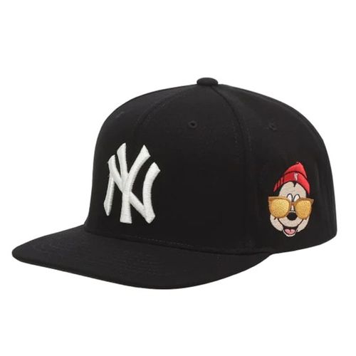 Mũ MLB x Disney  Snapback Cap - Mickey Mouse 32CPK1011-50L Màu Đen