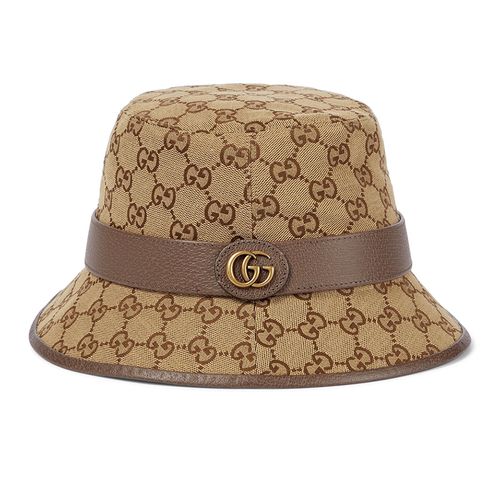 Mũ Tròn Gucci GG Canvas Bucket Hat Màu Nâu Size S