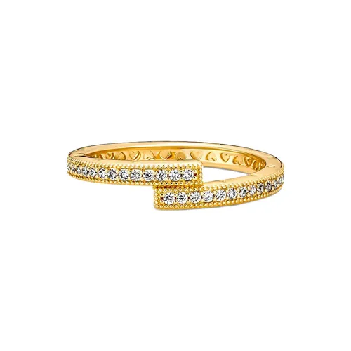 Nhẫn Pandora Sparkling Overlapping Ring 169491C01 Màu Vàng Size 56 - Trang sức - Vua Hàng Hiệu