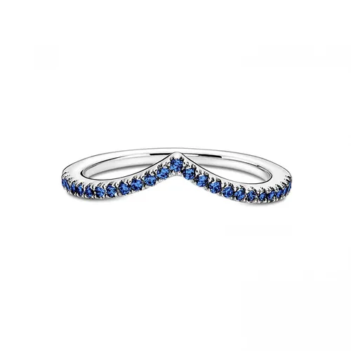 Nhẫn Pandora Timeless Wish Sparkling Blue Ring Màu Bạc