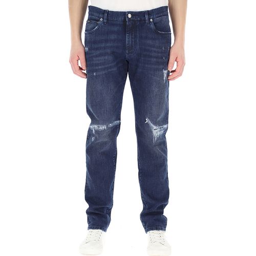Quần Jeans Dolce & Gabbana Slim GY07CD G8CR5 Màu Xanh Blue