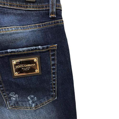 Quần Jeans Dolce & Gabbana Denim Màu Xanh Size 50-3