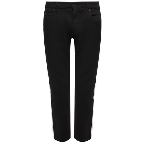 Quần Jeans Dolce & Gabbana Side Stripe GYXNLZ-G8BK5 Màu Đen