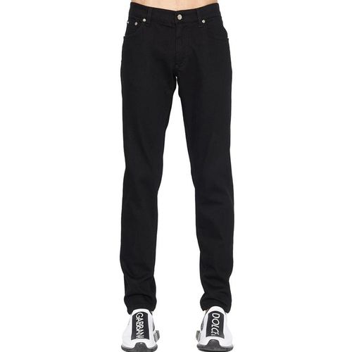 Quần Jeans Dolce & Gabbana Skinny Denim GY07LD-G8AS7 Màu Đen