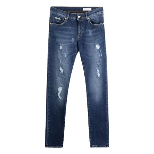 Thời trang Nam Xanh dương Quần jeans - Quần Jeans Nam Dolce & Gabbana D&G Slim GY07CD-G8FL4 Màu Xanh Dương - Vua Hàng Hiệu