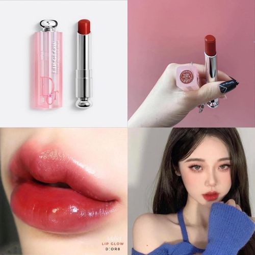 Son Dưỡng Dior Addict Lip Glow Dior 8 (Mới Nhất) Màu Đỏ Đất-1
