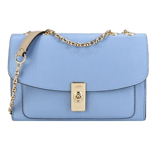 Túi Đeo Chéo Coach Lane Shoulder Bag In Colorblock Màu Xanh