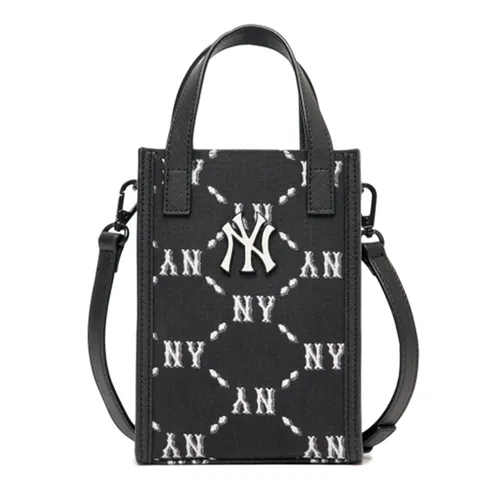Túi Đeo Chéo MLB Monogram Diamond Jacquard Phone Pouch 3ACRH012N-50BKS Màu Đen